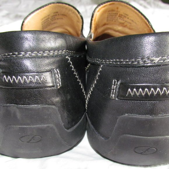 Florsheim Black Leather Slip On Loafer Moc Men\'s 10M main image 5